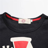 MQTIME  -  2Piece Spring Autumn Toddler Boy Outfits Baby Clothes Casual Cartoon Plaid Cotton Shirt+T-shirt+Jeans Kids Clothing Set BC1350