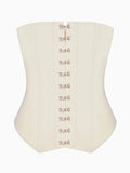 MQTIME  -  Sexy Slim Corset Top Mini Skirt Sets Women Buttons Sleeveless Backless Tube Tops Hip Package Short Skirts Spring Lady Suits