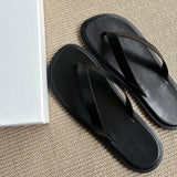 MQTIME  -  Summer New Womens Shoes Retro Luxury Flat Bottom Flip Flops for Woman Fashion Vacation Casual Shoes Designer Shoes Zapatos Mujer