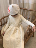  MQTIME  -  Baby Girls Cotton Dress Children's Autumn Winter Thicken Gown Princess Warm Fashion Vestidos Kids Fashion Clothing 2-8 Years