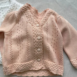  MQTIME  -  New Autumn Infant Baby Girls Knitting Cardigan Long Sleeved Solid Color Newborn Baby Girls Sweater Coat Children Clothes