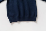 MQTIME  -  Toddler Boys Sweater New Winter Turn Down Collar Solid Color Thicken Warm Kids Boys Polo Knitwear Versatile Little Boy Pullovers