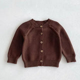 MQTIME  -  New Autumn Winter 0-3Yrs Toddler Baby Girl Boys Clothes Infant Baby Girls Boys Long Sleeved Solid Color Cardigan Jumpsuit