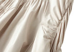 MQTIME  -  Elegant Pleated Long Skirts For Women Casual High Waist Asymmetrical Flared Skirts Solid Color Spring Summer Female Slim Skirts