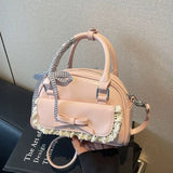  MQTIME  -  Fashion Cute Large Capacity Lace Cute Pu Leather Crossbody Bag Women's Bags Shoulder Bag Tote Bags Purse Tote Bag Messenger Bags