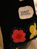 MQTIME  -  Flower Hand-embroidered Bag High-quality Casual Canvas Large Capacity Shoulder Crossbody Bag