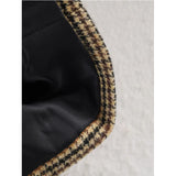  MQTIME  -  Autumn Winter Plaid Mixed Fabric Women's Blazer Jacket New Fashion Commute Long Sleeve Coat Streetwear Casual New Outerwear ﻿