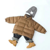  MQTIME  -  Kids Lightweight Jackets Boys Girls Winter Warm Down Coats Children's Fashion Autumn Clothing Toddler Casual Cotton Outerwear