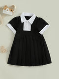 MQTIME  -  Toddler Girl Floral Print Sleeveless Ruffle Hem Dress Children Summer Party Dress with Bow Tie Back Detail