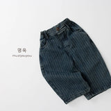 MQTIME  -  Spring New Children Striped Jeans Fashion Girls Casual Pants Baby Denim Trousers Kids Loose Harem Pants Infant Clothes