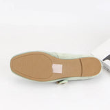 MQTIME  -  Velvet Fabric Flats Mary Jeans Shoes Women Spring Autumn Buckle Strap Ballet Ladies Shoes Elegant Square Toe Black Loafers