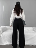 MQTIME  -  Summer Spring Women Wig Leg Oversized Harem Pants Trousers Streetwear High Waist Loose Fit Baggy Pants Cargo