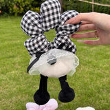 MQTIME  -  Cartoon Lower Body Of Animal Large Flower Scrunchie For Women Girls Sweet Hair Band Headband Hair Tie Cute Hair Accessories