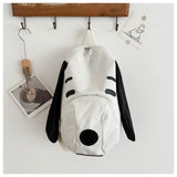 MQTIME  -  Cute Little Dog Canvas Bapa Portable Travel Bag Korean Sle Student Fem oulder Bag Large Capaci Foldable Bapa