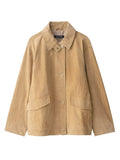  MQTIME  -  Women Suede Leather Jacket New Autumn Winter Fashion Long Sleeve Zipper  Coat Chic Female High Street Lapel Outerwear