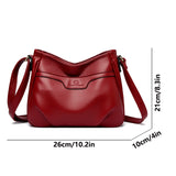 Mqtime Luxury Designer Soft Leather Shoulder Crossbody Bags for Women Small Handbags and Purses High Quality Female Messenger Bag