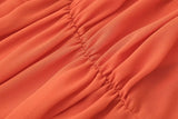 MQTIME  -  Summer Hot-Selling Pleated V-Neck Design-Sense Dress