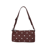 MQTIME  -  Women Small Polka Dot PU Underarm Shoulder Bag Lady Retro Handbags and Purses New Trend Cute Hand Bags