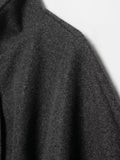MQTIME  -  Solid Stand Collar Cape Coats Women Casual Batwing Sleeves Button Front Belted Waist Loose Poncho Outerwear Lady Daily Wear New