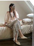 MQTIME  -  New Pointed Roman Sandals Women's Summer Flat Bottom Hollow Word with Bag Head Cool Slippers