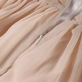 MQTIME  -  Elegant Party Dresses Lightweight Pastel Flowy Ruffle Feminine Women Dress Sexy Modest Trend Summer Vocation Beach Evening Gown