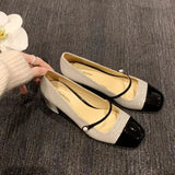 MQTIME  -  Glitter Mary Jane Women Thick Heel Shoes Fashion Square Toe Ladies 2024 Autumn Shallow Dress Party Mid Heel Shoes Zapatos Mujer