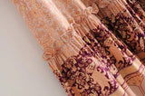 MQTIME  -  Women Bow Tassel Elastic Waist Wood Ears Ruffles Lace Swing Skirts Beach Holiday Orange Feather Floral Print Long Skirt