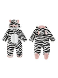 MQTIME  -  Adorable Toddler Hooded  Stylish Halloween Tiger Outfit Cozy Long Sleeve Playsuit Costume for Babies