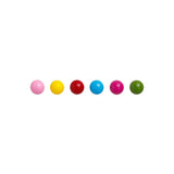 Mqtime 6pcs/Set Colored Beads Stud Earrings Korea Sweet Simple Metal Drop Glaze Fashion Design Earrings for Women Girls Wholesale