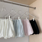  MQTIME  -  Streetwear Fairy Summer Mini Pleated Skirts Women High Waist A-line Sweet Solid Harajuku Jupe Y2k Aesthetic Grunge Skirt