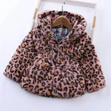 MQTIME  -  New autumn and winter 2-8 year old baby coat thickened warm plush outdoor hooded pure cotton girls coat