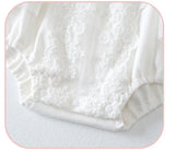 MQTIME  -  2Piece Spring Autumn Infant Girl Clothes Korean Cute Lace Cotton Long Sleeve Baby Romper Bodysuit+Hair Band Newborn Items BC1757