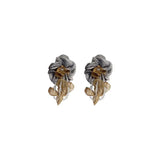 MQTIME -  Flower Petal Jewellery Elegant Charm Jewelry for Women Trendy Earring Vintage Acrylic Beaded Pendant Earrings