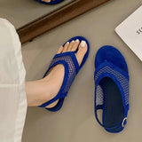 MQTIME  -  Women Mesh Sandals Flats Shoes Clip Toe Slippers Summer Trend Beach Sport Shoes Casual Flip Flops Comfort Shoes Sandalias
