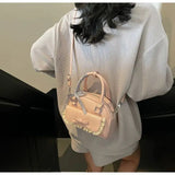  MQTIME  -  Fashion Cute Large Capacity Lace Cute Pu Leather Crossbody Bag Women's Bags Shoulder Bag Tote Bags Purse Tote Bag Messenger Bags