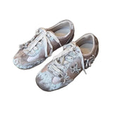 MQTIME  -  Retro Style Women's Casual Shoes Increased Height Malcolm Deqin Spring New Arrival Comfortable Breathable Mesh Lined Rubber Sole