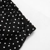 MQTIME  -  Polka Dots Print Vacation Beach Chiffon Maxi Skirts Women Fashion High Waist Slim Casual Streetwear Long Skirt All Match Bottoms