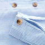 MQTIME  -  2pcs Baby Boys Dress Clothes Toddler Gentleman Outift Long Sleeve Shirt Children Strappy Pants Kid Brouse Formal Girls Fall Suit