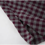  MQTIME  -  Vintage Plaid Slim Long Fishtail Skirts Women High Waist Zipper Hip Package Skirt 2026 Spring Lady Commute All-match Clothes