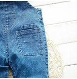 MQTIME  -  Children Kids Baby Boys Denim Pants Infants Girls Overalls Clothing Jumpsuits Jeans for 1-4 Years