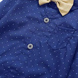 MQTIME  -  3 6 12 18 24M Infant Bodysuit Sets Formal Wedding Clothing for Baby Boy Outfit Suspender Suit Toddler Kid Birthday Party Costume