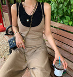 MQTIME  -  Korean Style Summer Female Jumpsuits Elegant Loose Cross Strap High Waist Backless Women Wide Legs Rompers Casual Lady Overalls