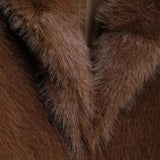 MQTIME  -  Autumn Winter New Women's Fox Fur Black Coat Fur Jacket Babes