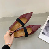 MQTIME  -  Spring Pointed Toe Flat Shoes Women Casual Loafer Soft Moccasin Fashion Soft Sole Female 2025 Ballerina Grandma Shoes Muje