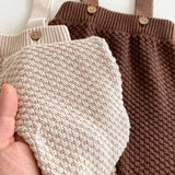 MQTIME  -  New Autumn Winter 0-3Yrs Toddler Baby Girl Boys Clothes Infant Baby Girls Boys Long Sleeved Solid Color Cardigan Jumpsuit