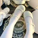 MQTIME  -  Japanese Cute Lo Shoes Sweet Round Head Lolita Shoe Flat Soft Girl Comfortable Patent Leather Mary Jane Single Shoes for Women