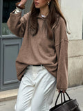 MQTIME  -  Autumn/Winter New Casual Simple Long-Sleeved Hooded Jumper