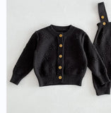 MQTIME  -  New Autumn Winter 0-3Yrs Toddler Baby Girl Boys Clothes Infant Baby Girls Boys Long Sleeved Solid Color Cardigan Jumpsuit