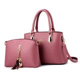 MQTIME  -  2pc/set Women Fashion Casual Totes Luxury Handbags Designer Shoulder Bags for Women Crossbody Composite Bag Bolsos
