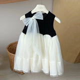 MQTIME  -  Baby Girls Sweet Dress Summer New Style Baby Birthday Princess Gown Kids Mesh Puffy Vestidos Children Casual Sleeveless Clothing